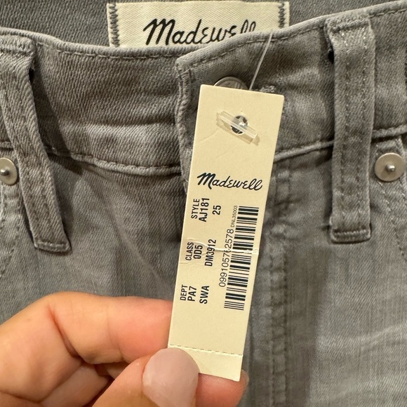BNWT Madewell High Rise Skinny Crop Jeans $138 size 25 - Picture 9 of 11